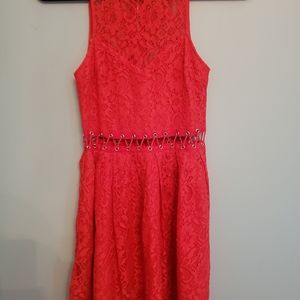 Red lace Dress